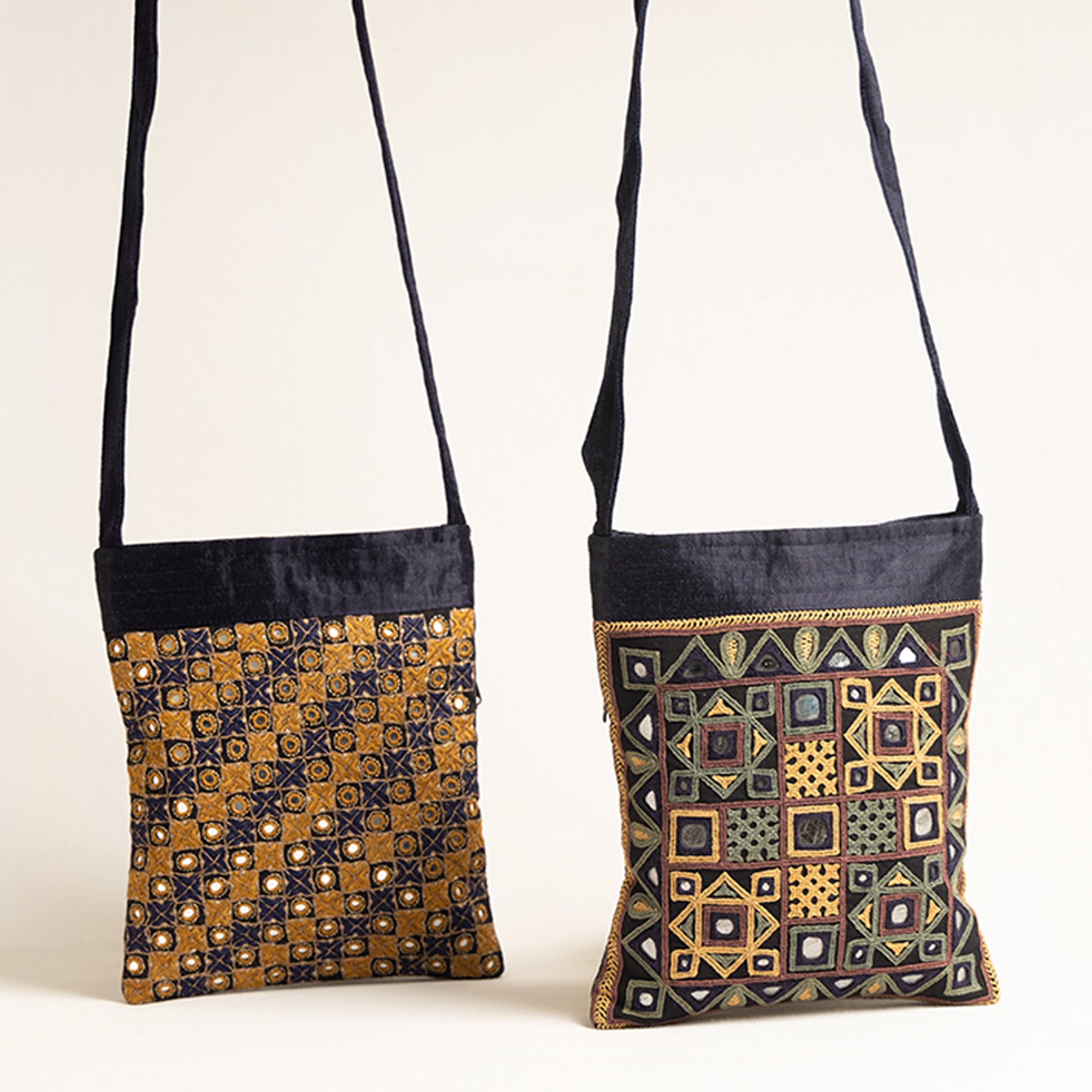 Kutchi Embroidery Sling Bags