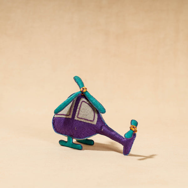 Buy Helicopter Handmade Felt Work Stuffed Soft Toy l