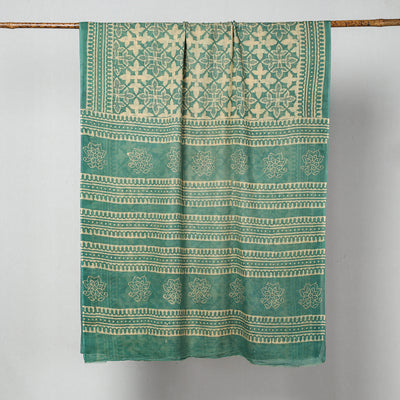 Hand Batik Printed Mul Cotton Saree
