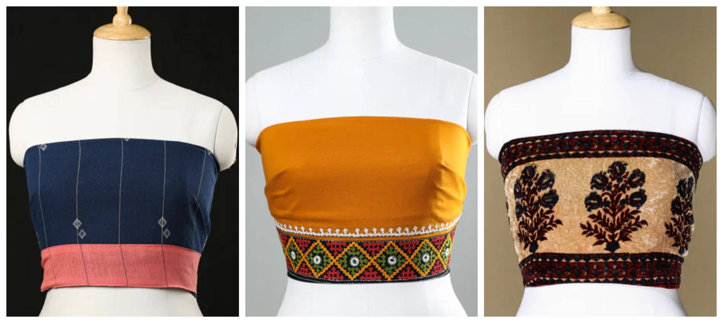 Nehru neck outlet blouse design