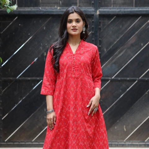 Pochampally Ikat Kurtis