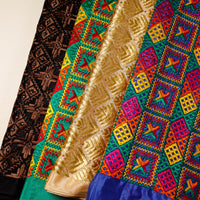 Phulkari Embroidery Fabrics From Punjab