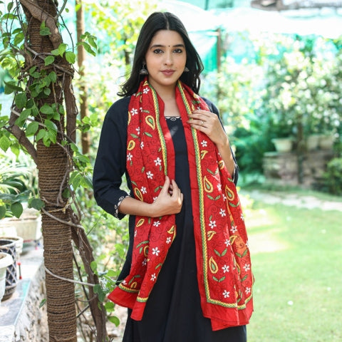 Kantha Work Stoles