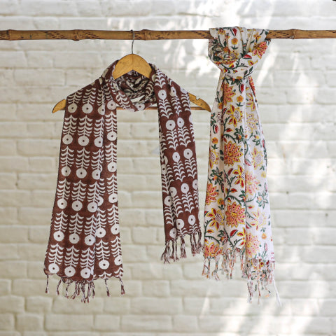 Sanganeri Prints Stoles