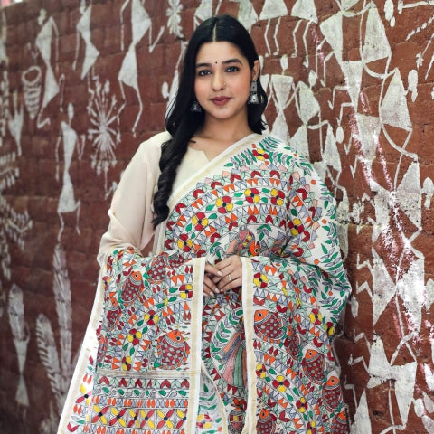 Madhubani Dupattas
