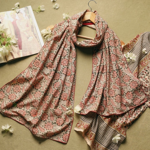 Kalamkari Prints Stoles