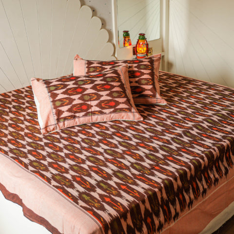 Pochampally Ikat Bedcovers