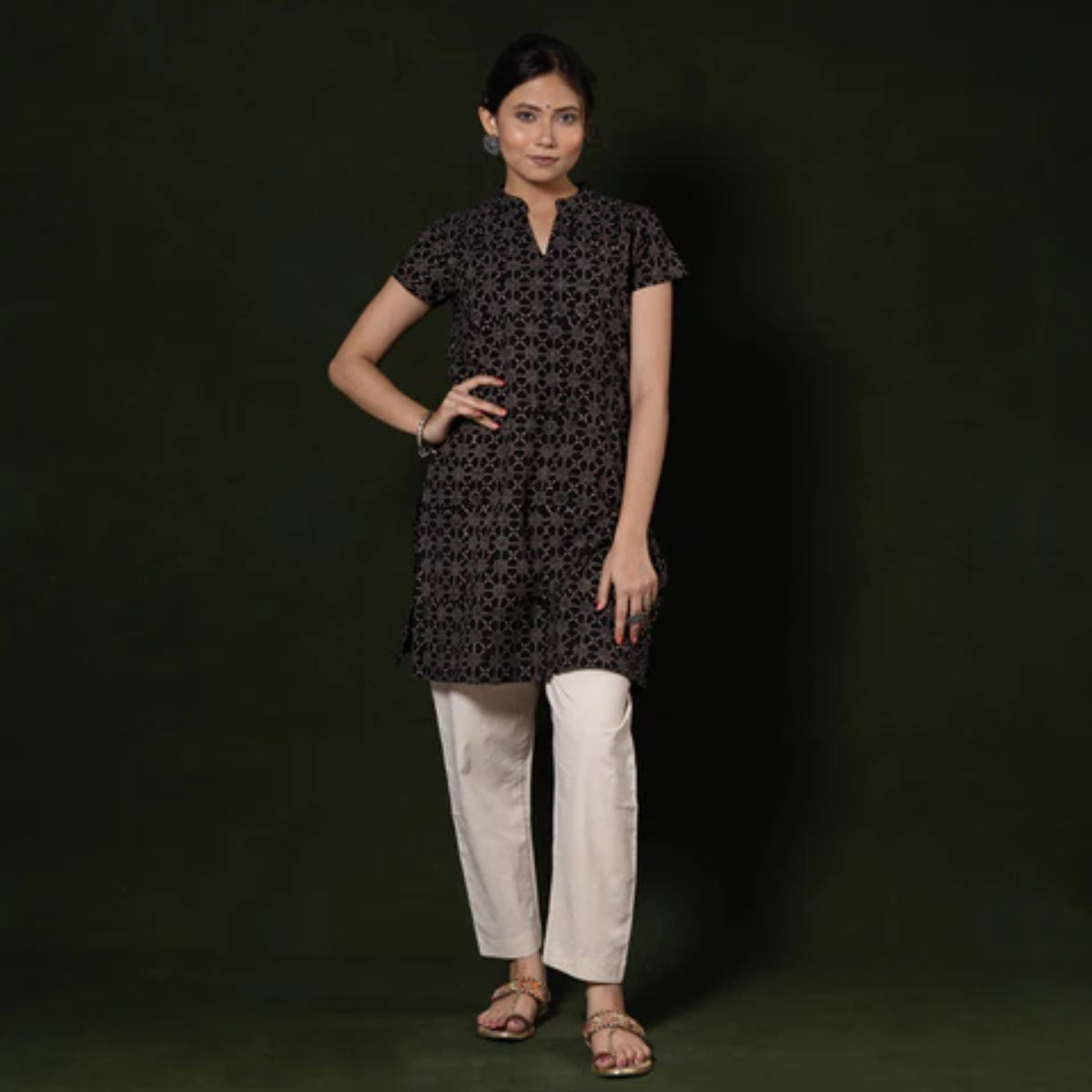Handloom Bazaar Straight Dailywear Readymade Kurtis