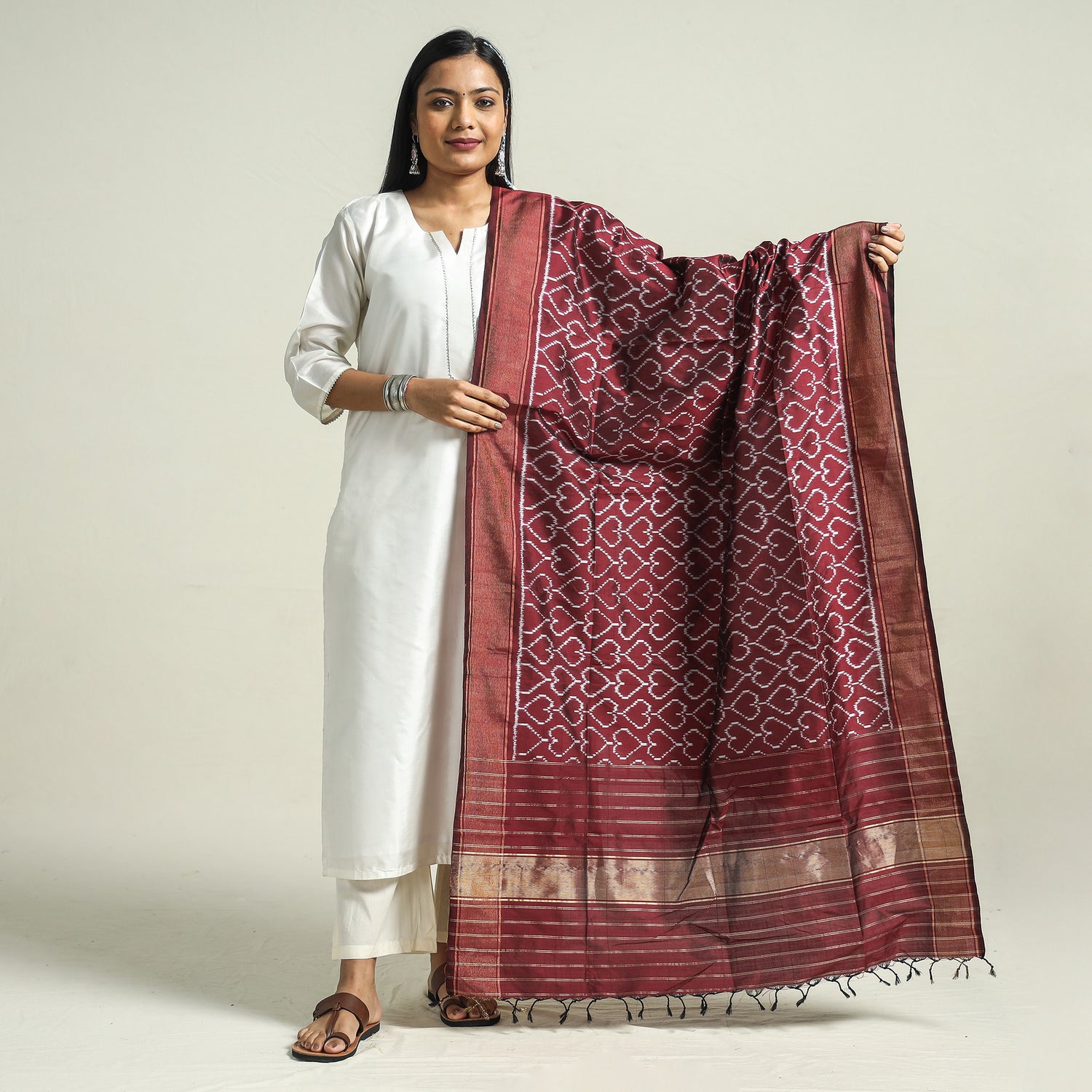 Pochampally Ikat Dupattas l iTokri