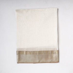 Traditional Chanderi Silk Handloom Precut Fabric (0.8 meter)