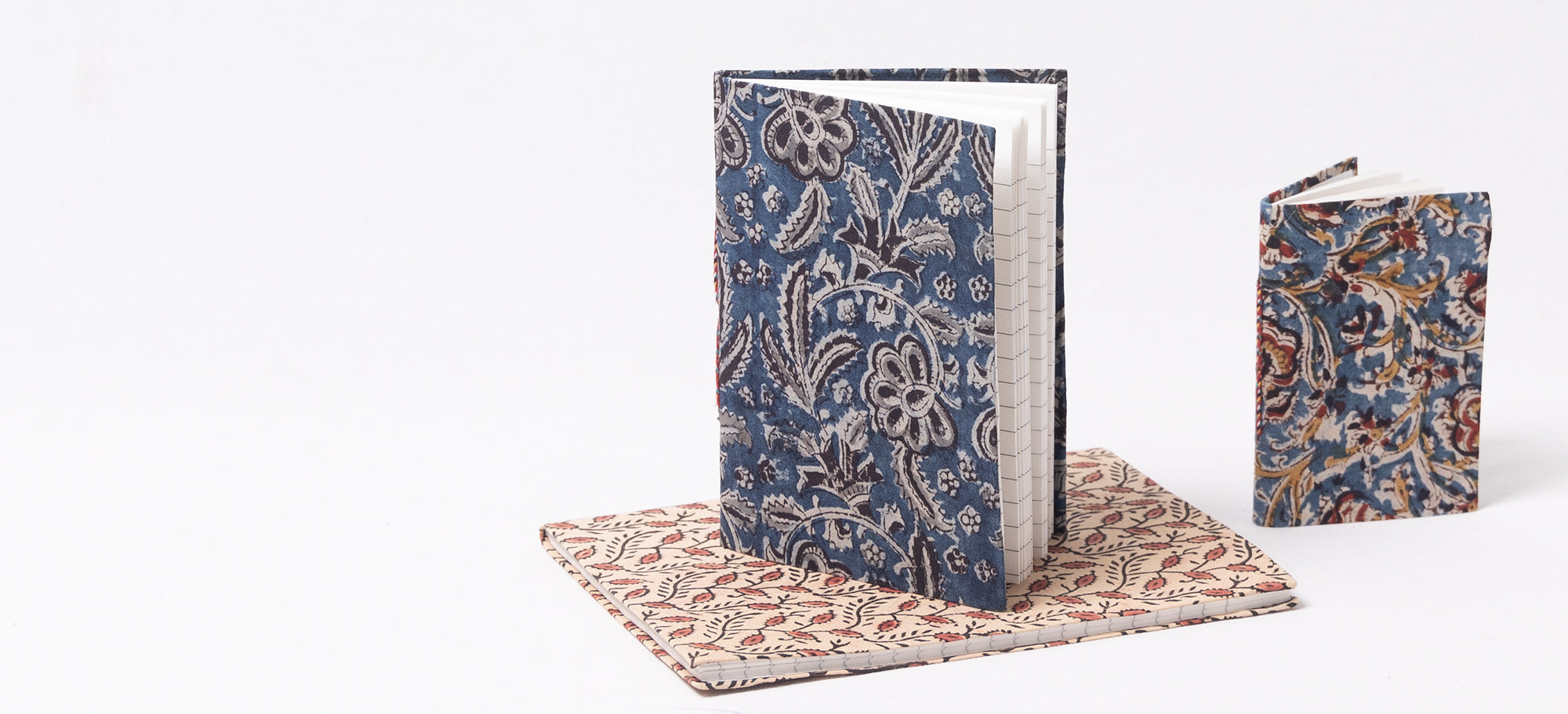 Kalamkari Print Fabric Cover Notebooks - iTokri आई.टोकरी