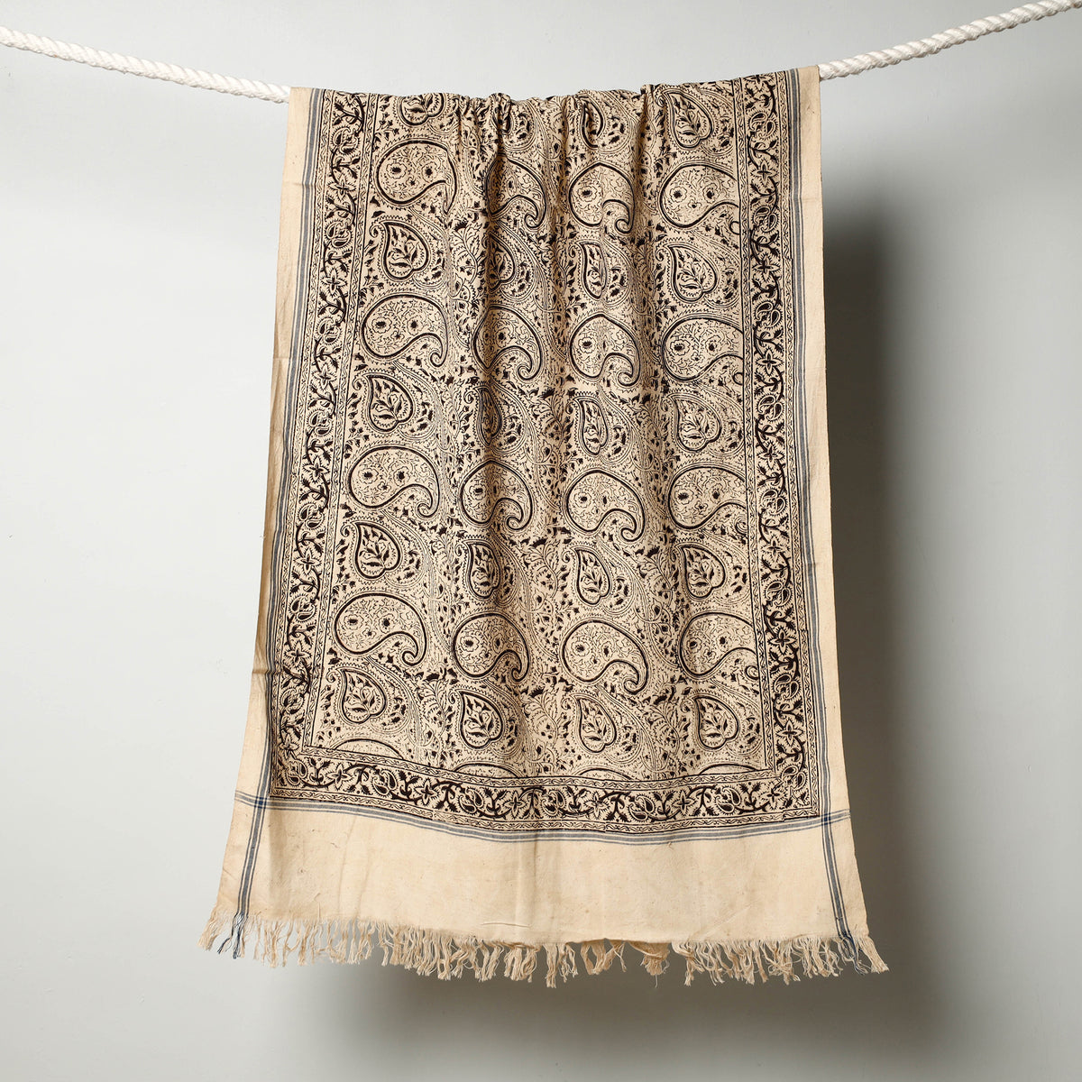 Pedana Kalamkari Block Printed Handloom Cotton Towel