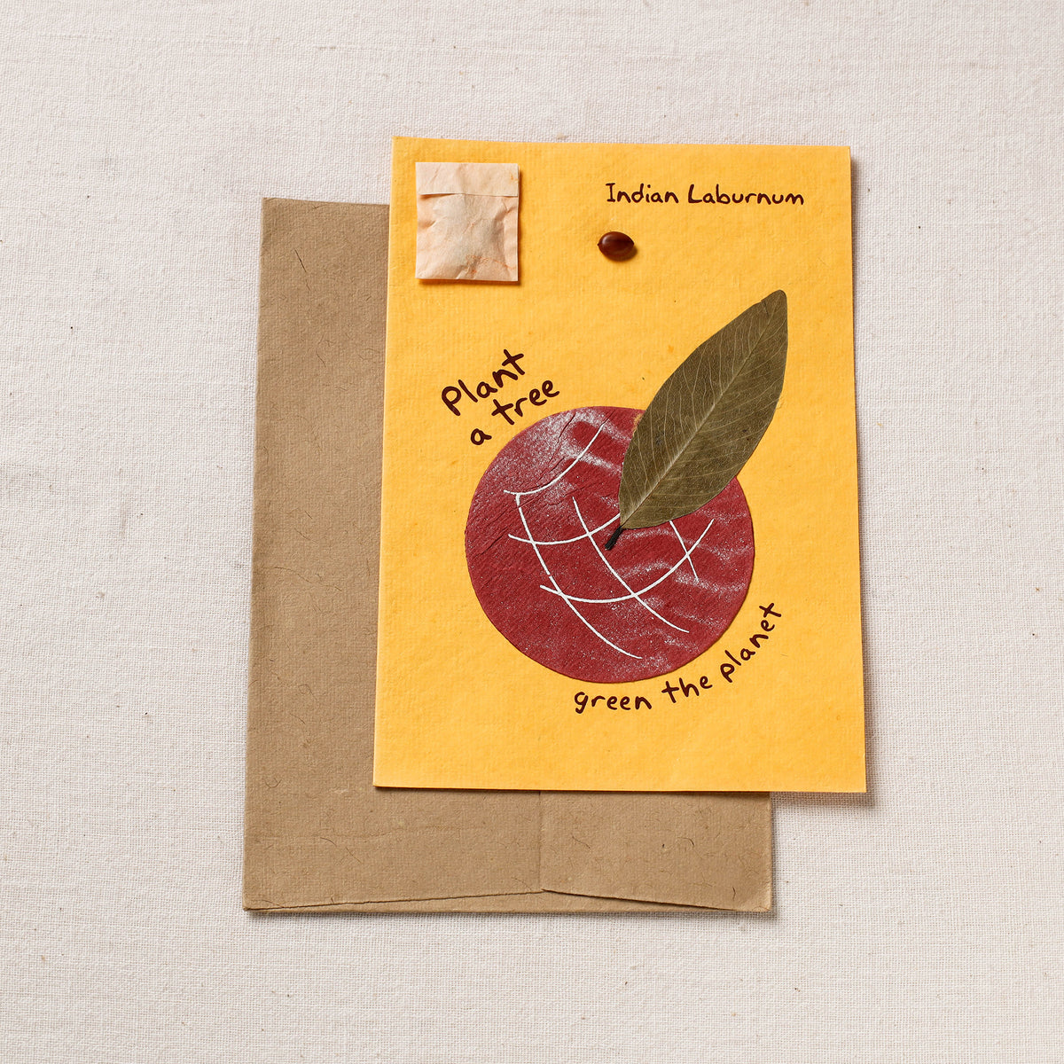 Intricate Flower Art Handmade Paper Greeting Card - Single Piece