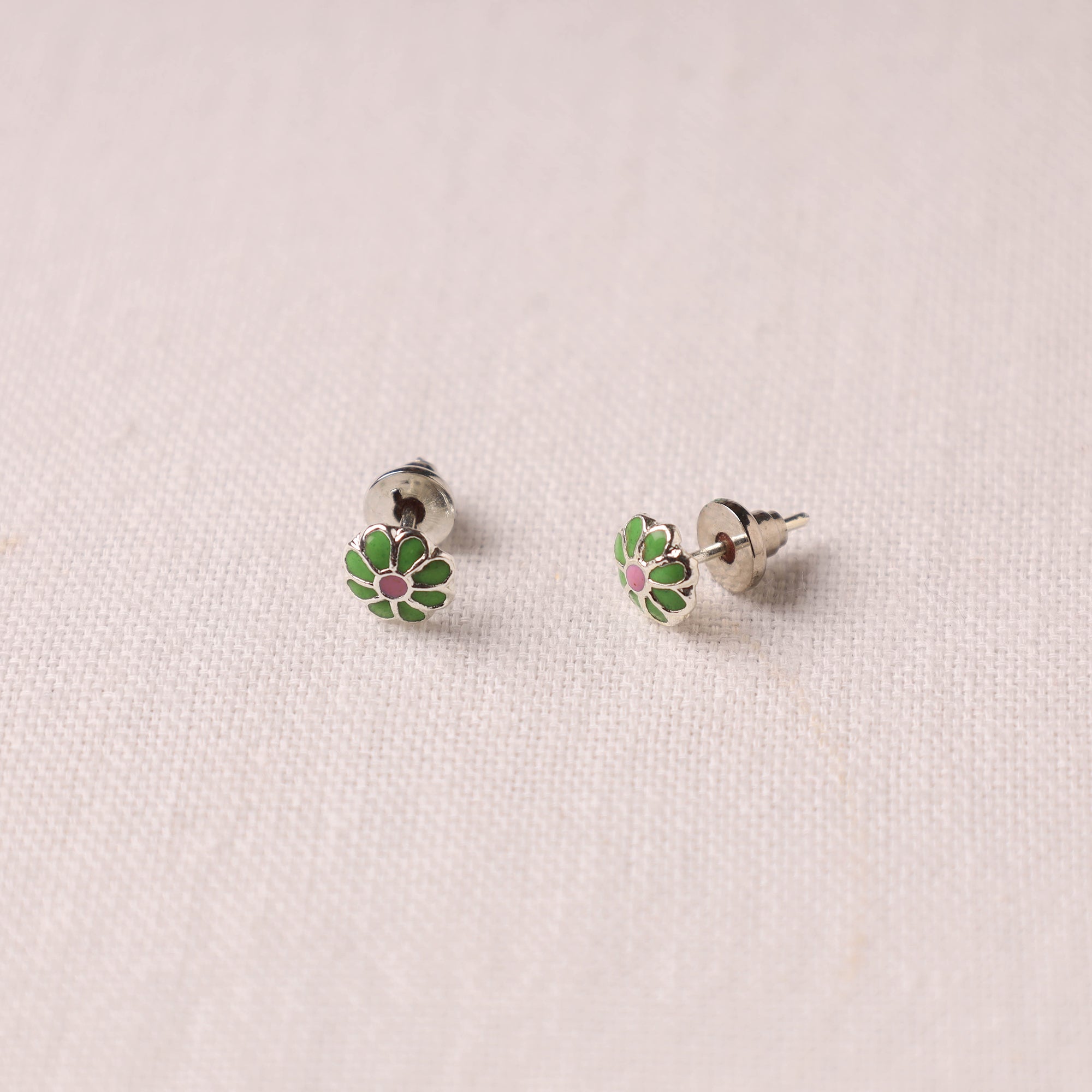Meenakari discount stud earrings