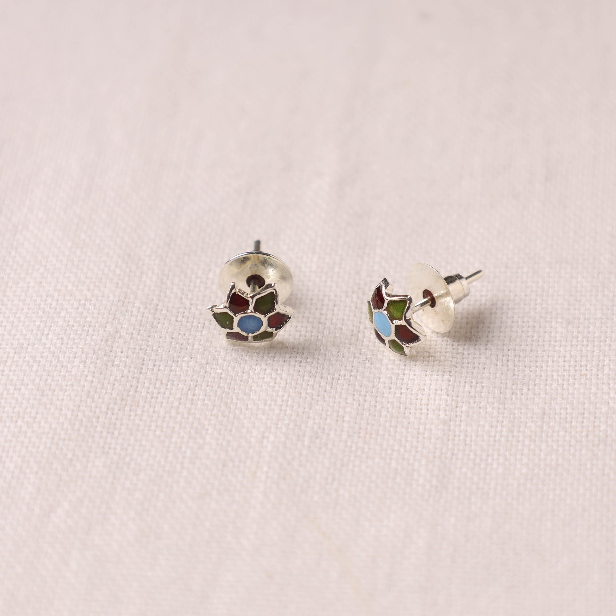 Meenakari earrings online shopping sale