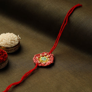 Handmade Upcycled Weave Rakhi by Khamir (Assorted)