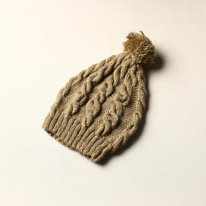 Kumaun Hand Knitted Woolen Cap with Pom-Pom