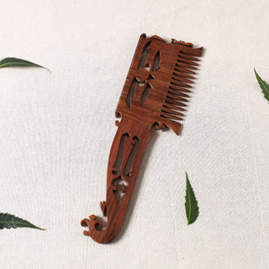 Bijnor Hand Carved Sheesham Wood Comb (Large)