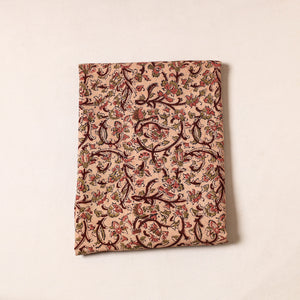 Kalamkari Block Printed Cotton Precut Fabric (1.6 Meter)
