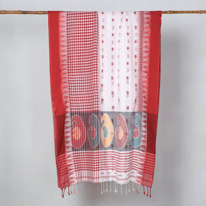 Durga Pooja Special - Ikat Weaving Handloom Cotton Saree