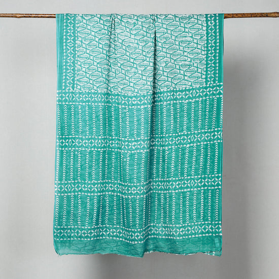 Hand Batik Printed Mul Cotton Saree