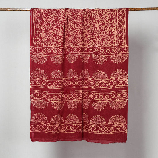 Hand Batik Printed Mul Cotton Saree