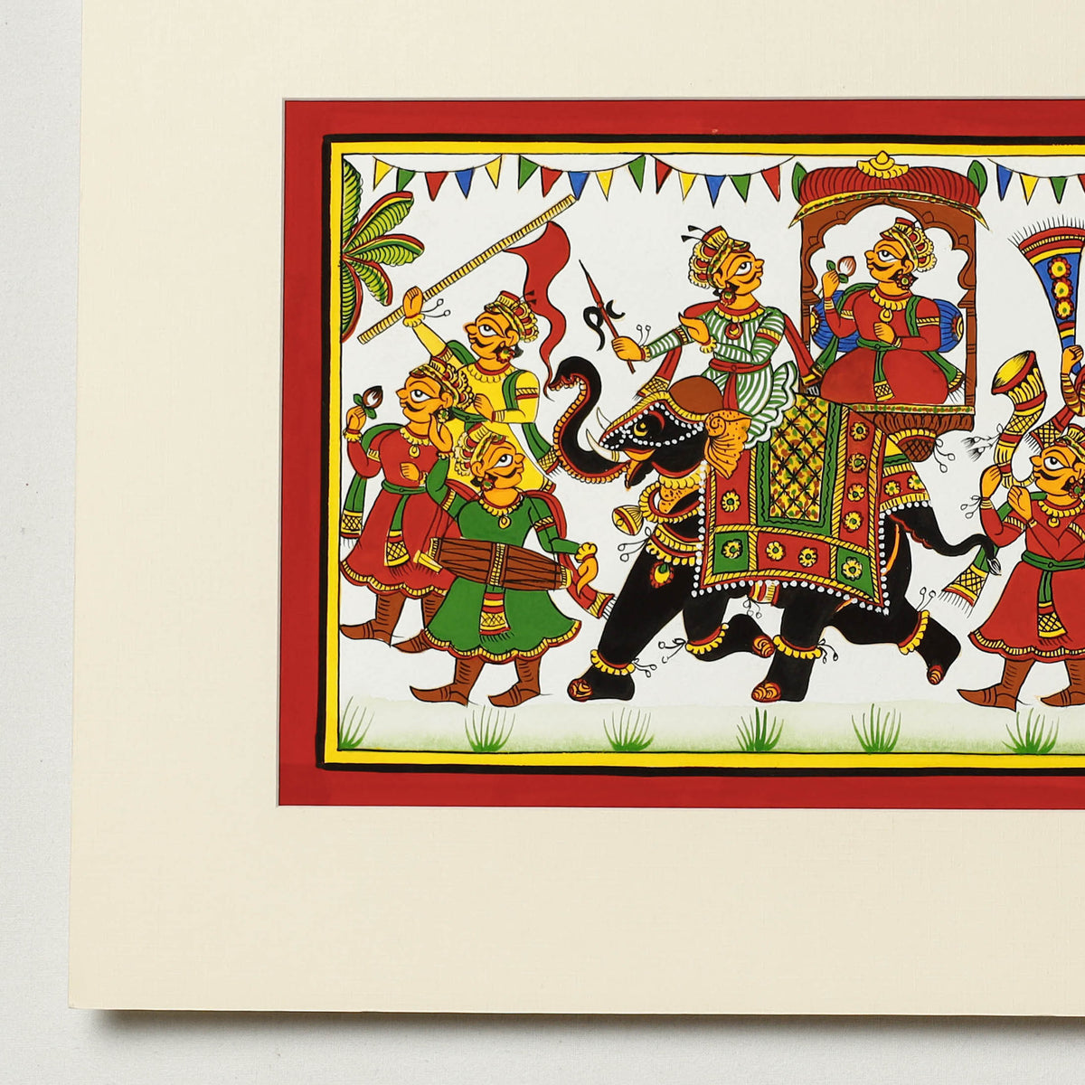 Traditional Phad Painting by Kalyan Joshi (7 x 10 in)