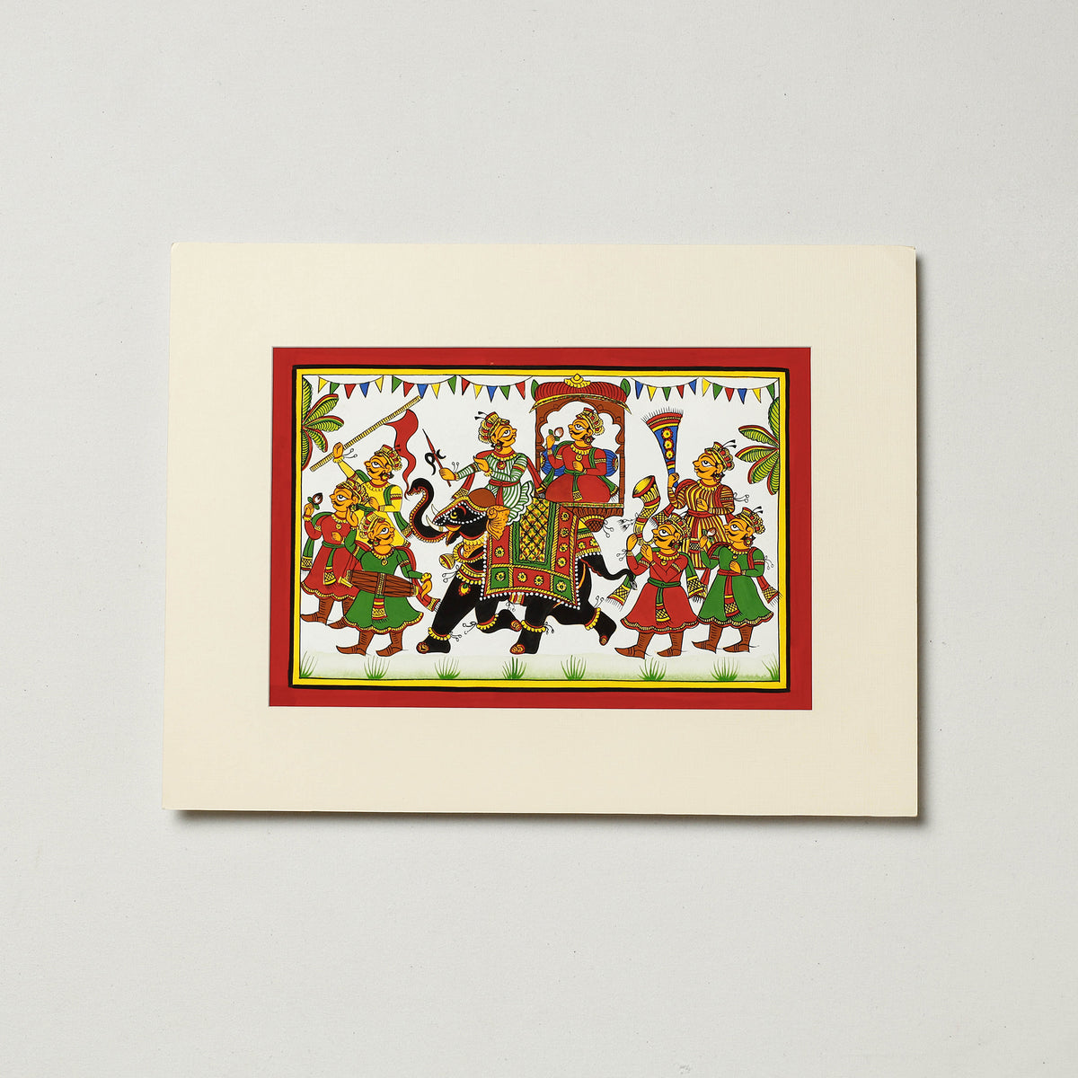 Traditional Phad Painting by Kalyan Joshi (7 x 10 in)
