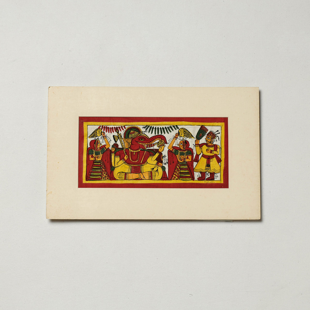 Traditional Phad Painting by Kalyan Joshi (5 x 9 in)