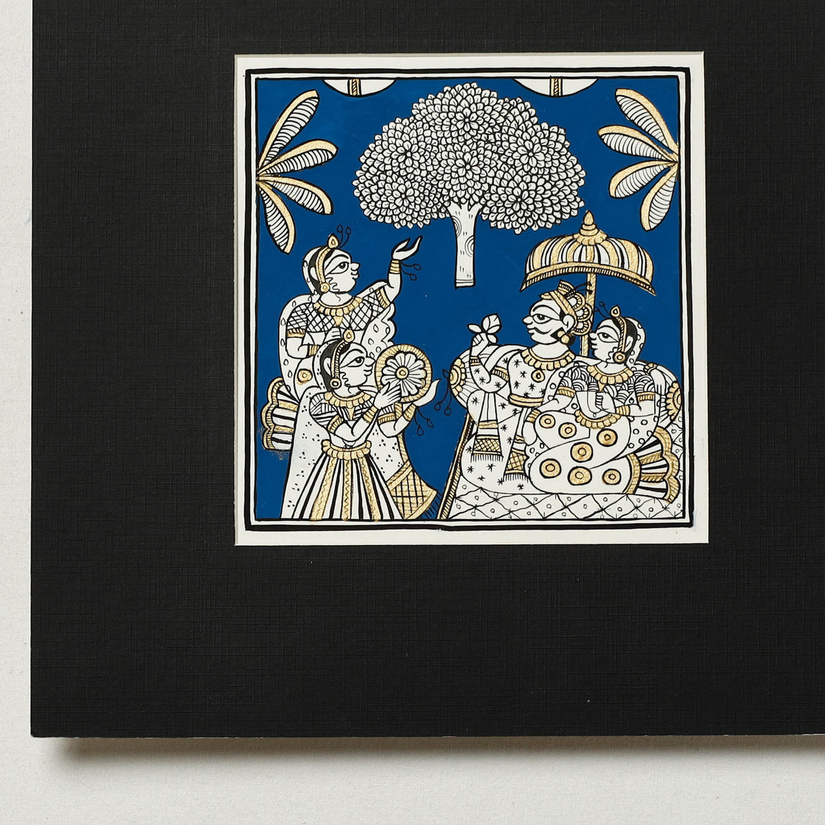 Traditional Phad Painting by Kalyan Joshi (5.5 x 5.5 in)