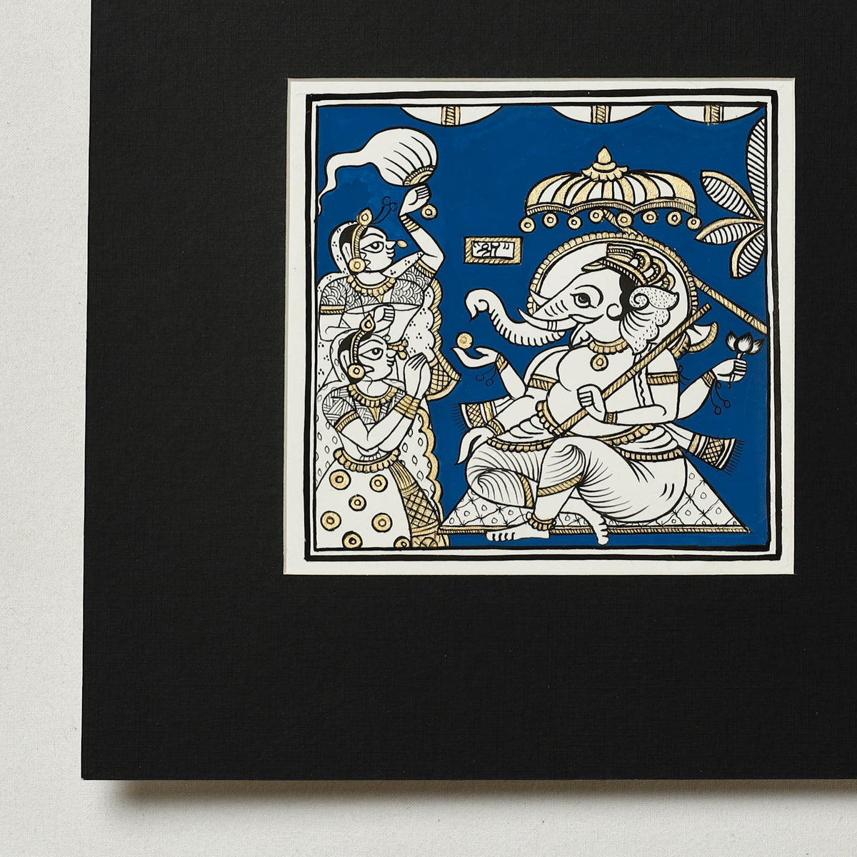 Traditional Phad Painting by Kalyan Joshi (5.5 x 5.5 in)