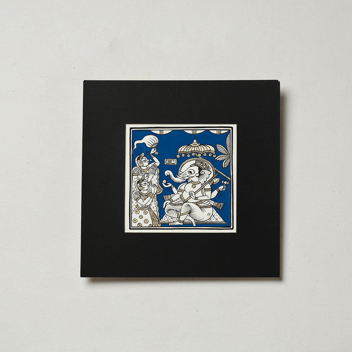 Traditional Phad Painting by Kalyan Joshi (5.5 x 5.5 in)