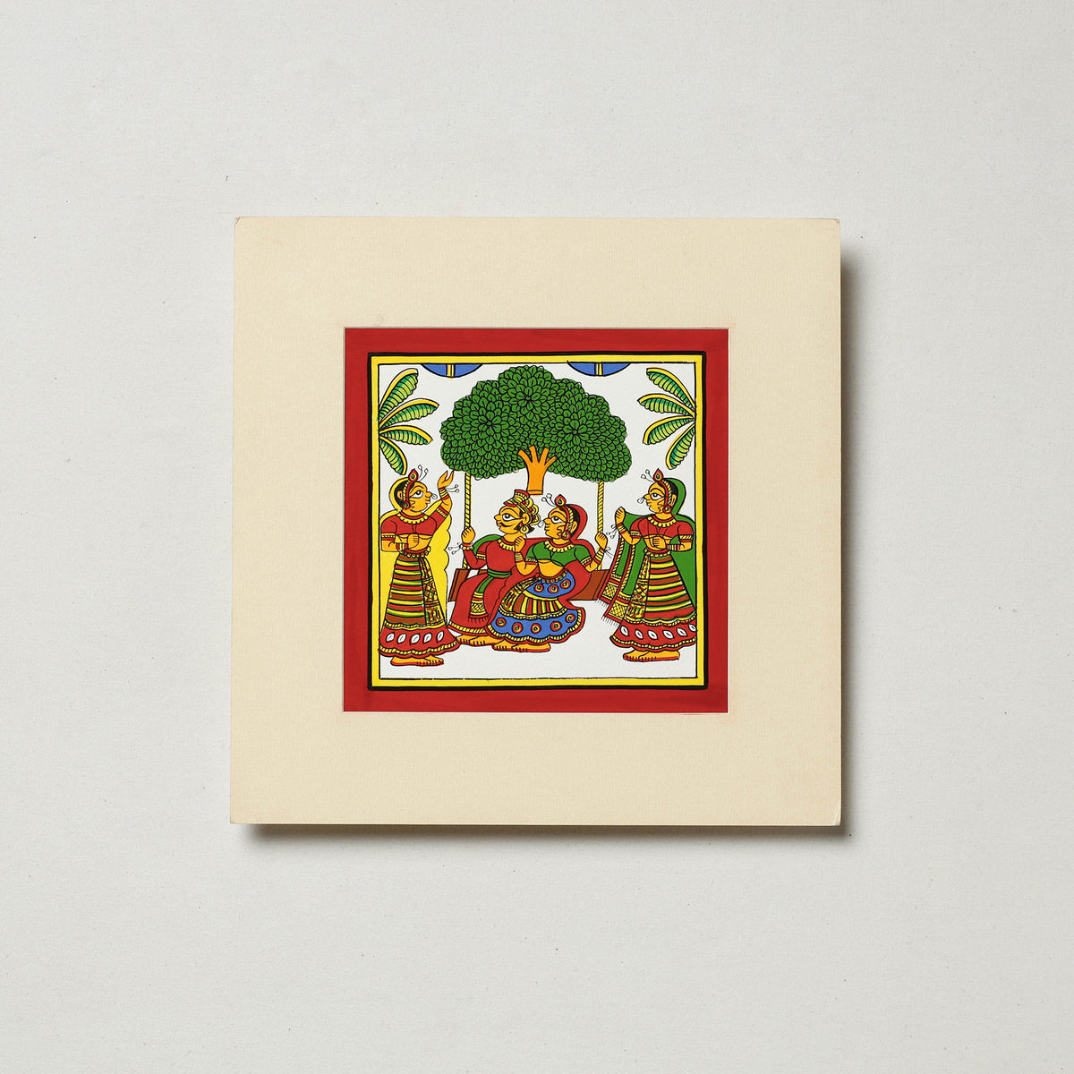 Traditional Phad Painting by Kalyan Joshi (6 x 6 in)
