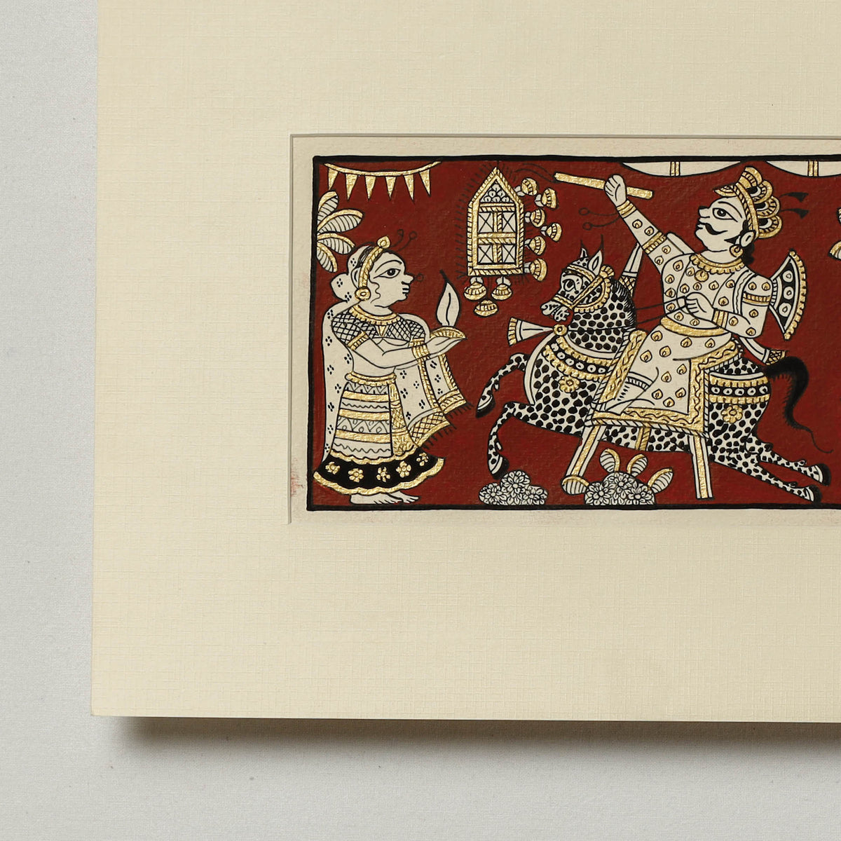 Traditional Phad Painting by Kalyan Joshi (4 x 6 in)