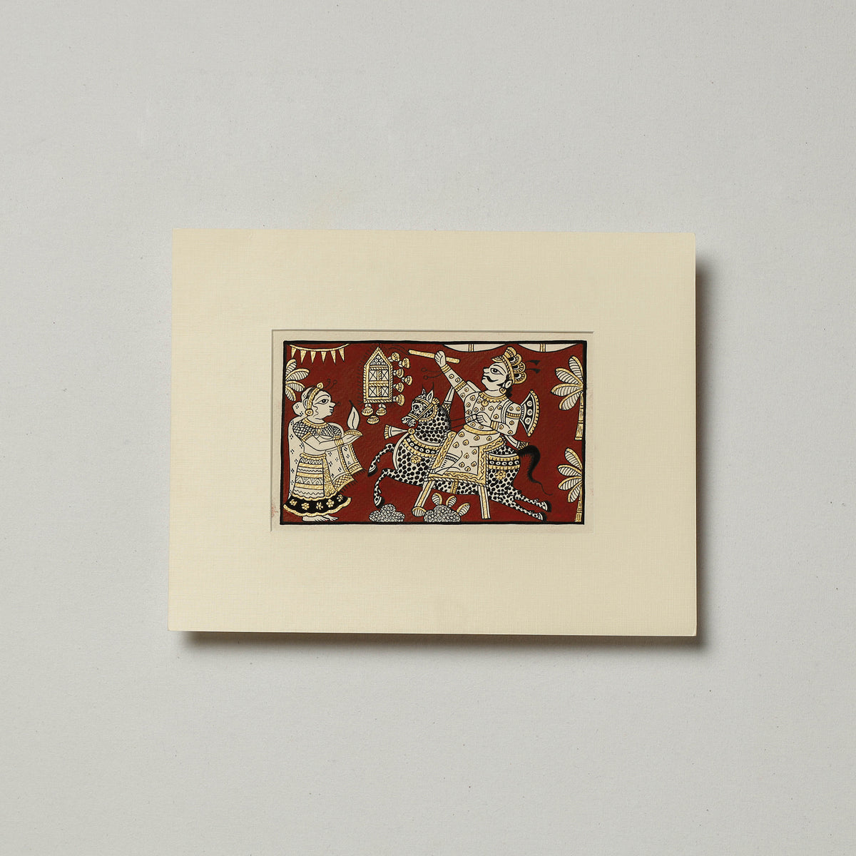Traditional Phad Painting by Kalyan Joshi (4 x 6 in)