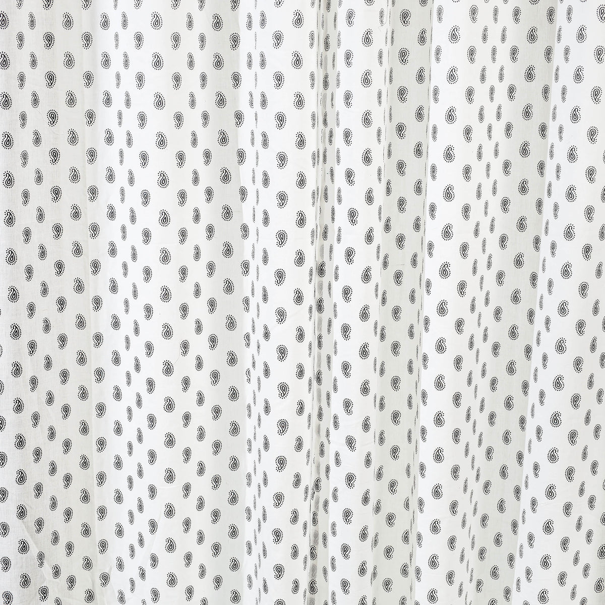 Hand Block Printed Cotton Door Curtain (7 x 3.5 Feet) (Single Piece)