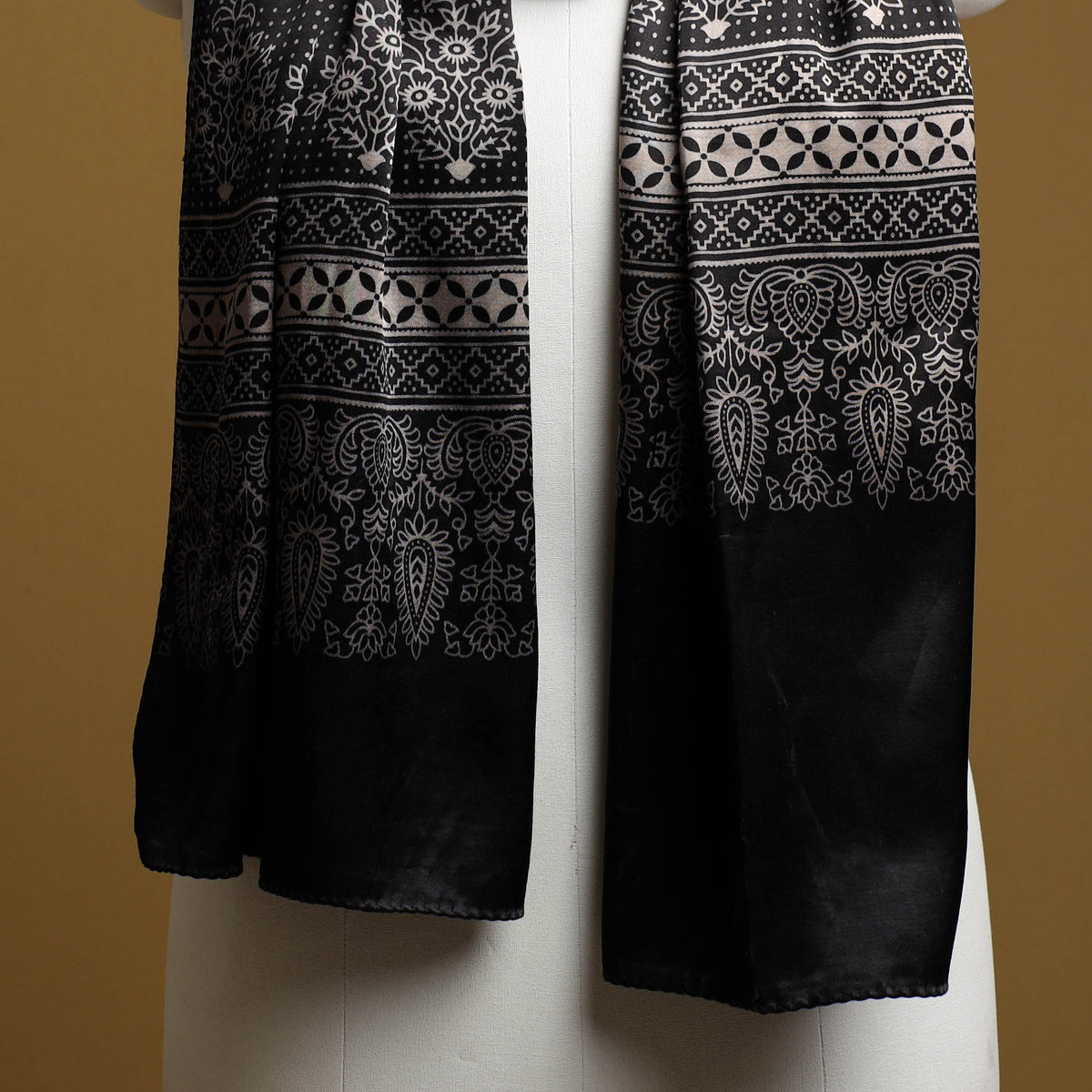 Kutch Printed Mashru Silk Stole