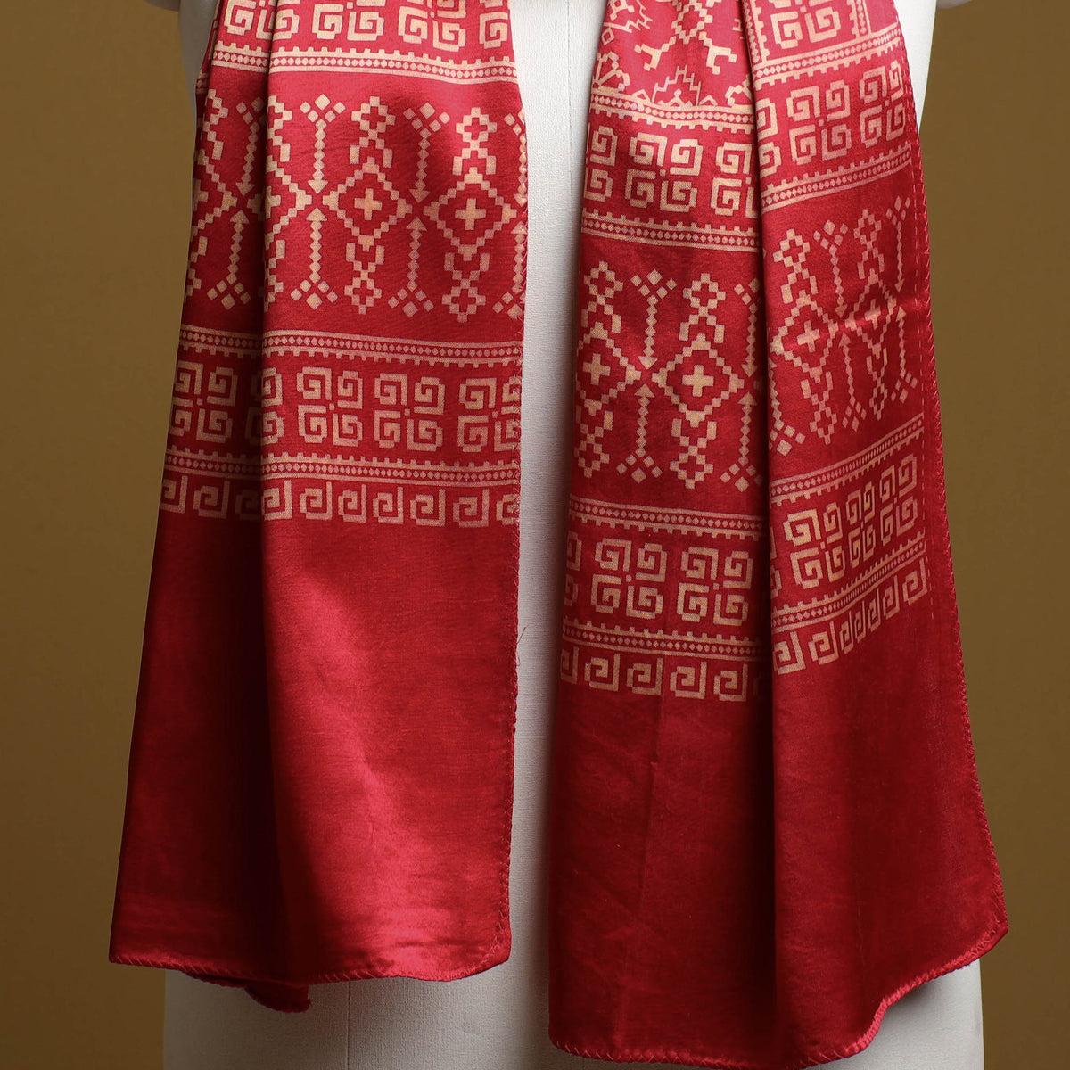 Kutch Printed Mashru Silk Stole
