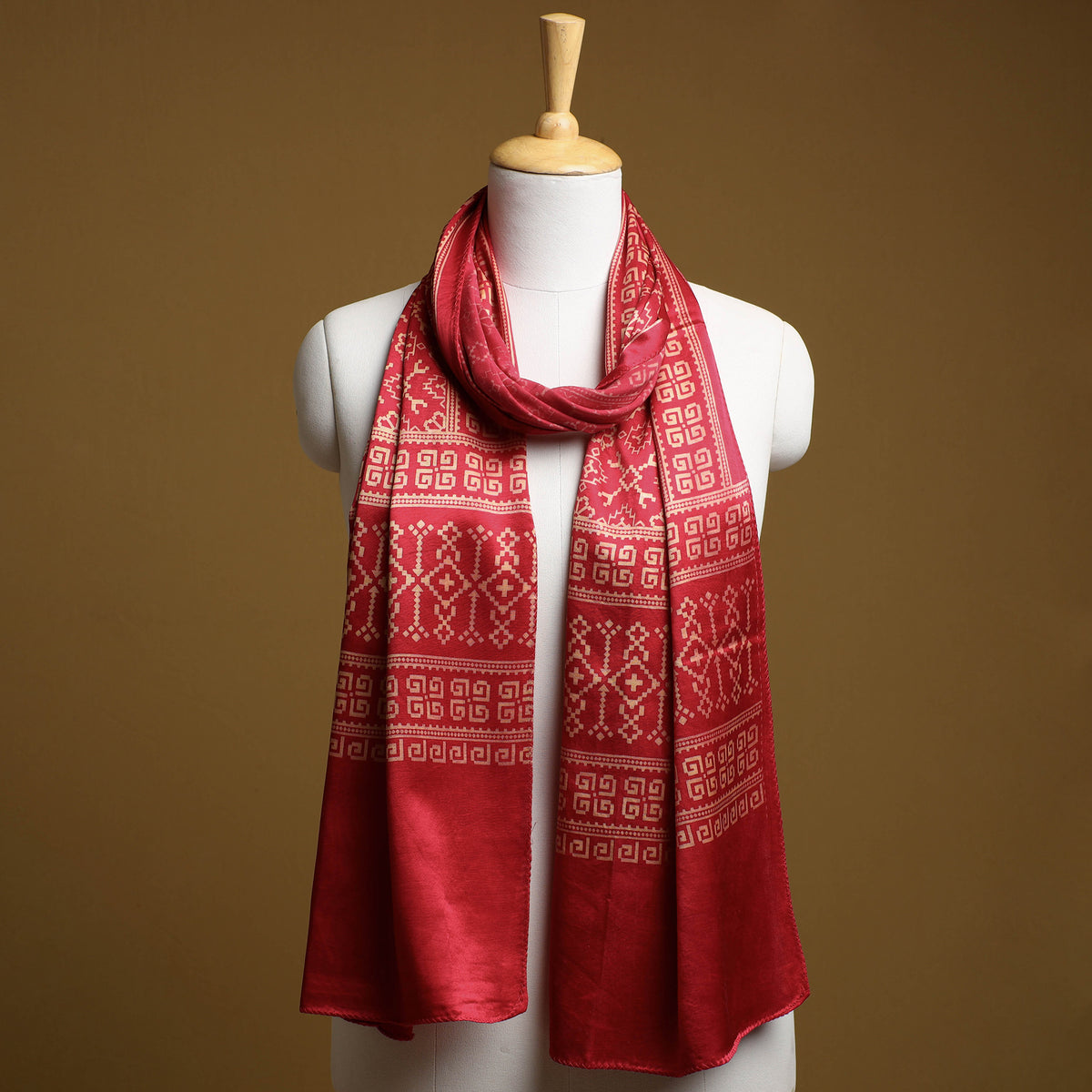 Kutch Printed Mashru Silk Stole