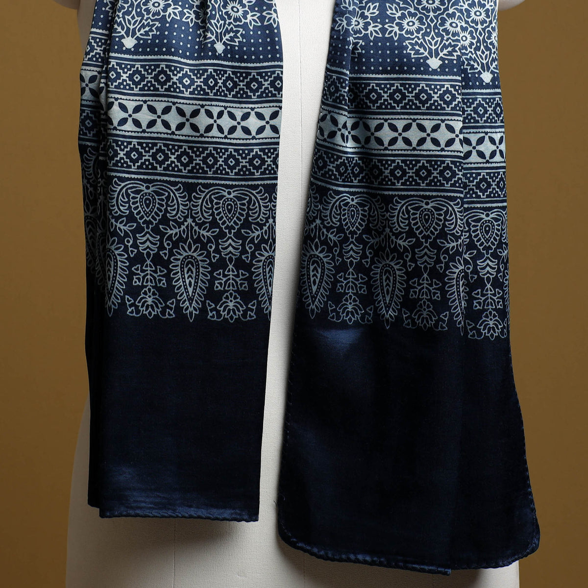 Kutch Printed Mashru Silk Stole