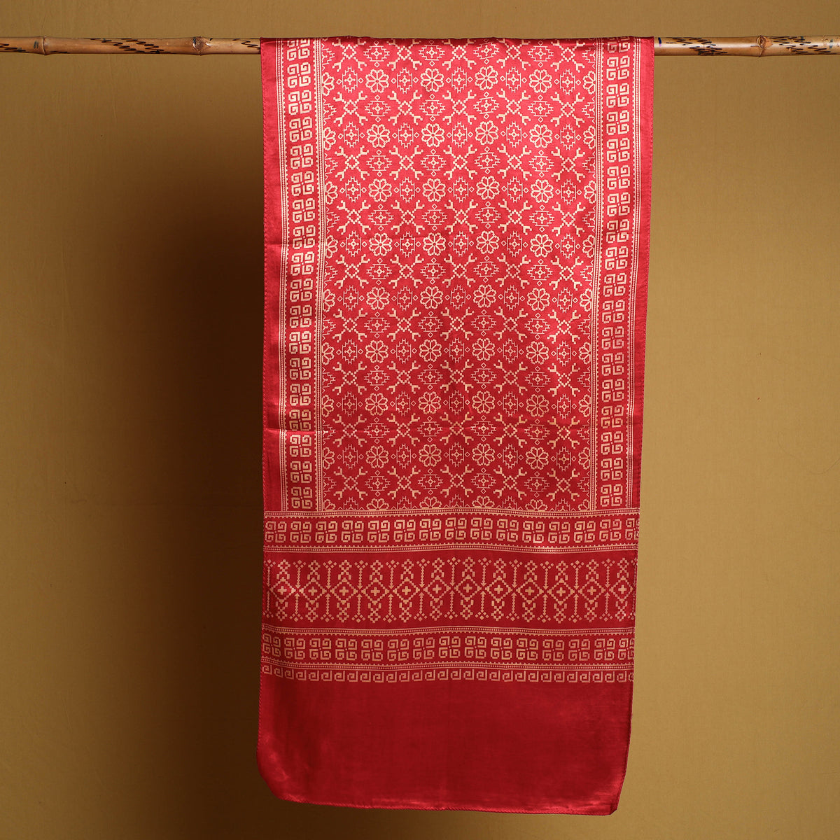 Kutch Printed Mashru Silk Stole
