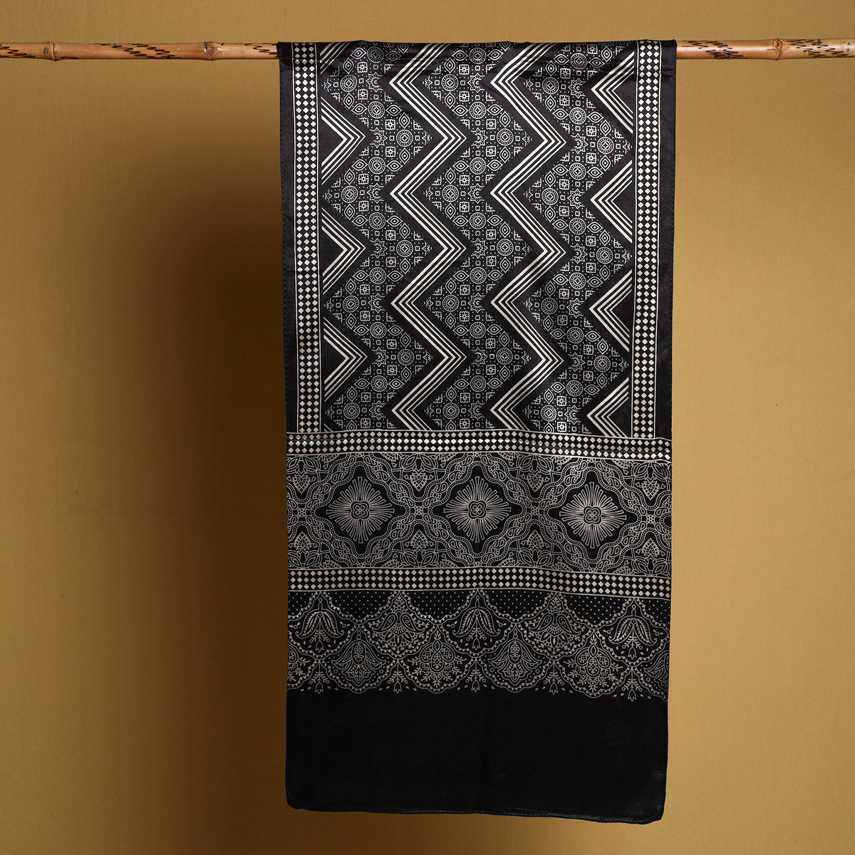 Kutch Printed Mashru Silk Stole