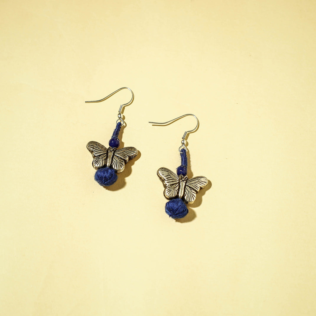 Blue Patwa Handcrafted Earrings main image 0