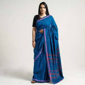 Tangaliya Weaving Handloom Cotton Saree with Tassels