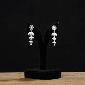 Filigree Sterling Silver Jhumki Earrings