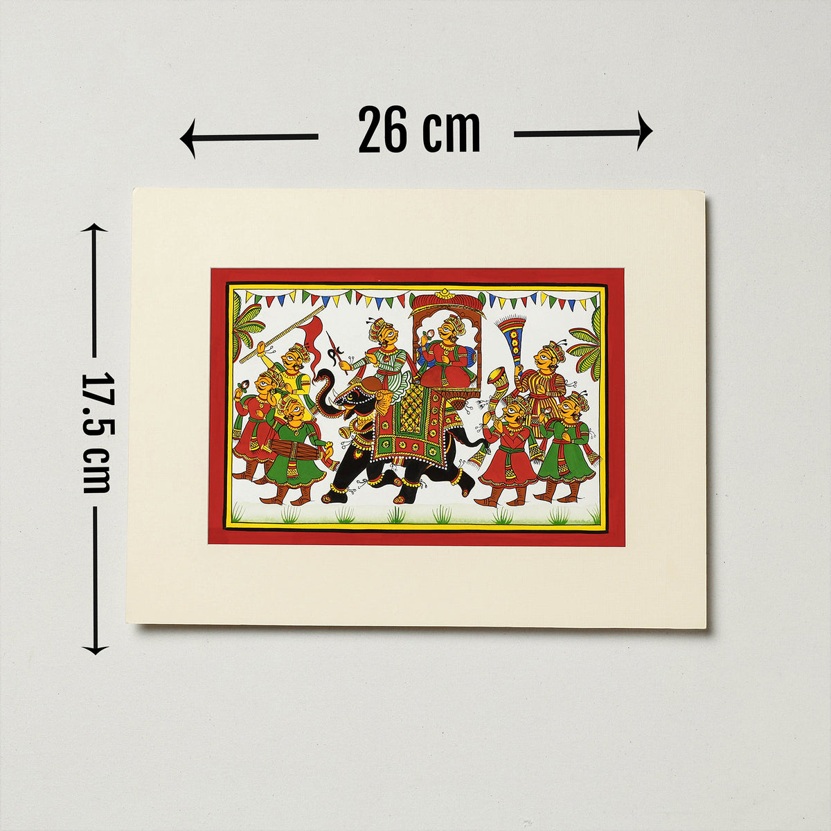 Traditional Phad Painting by Kalyan Joshi (7 x 10 in)
