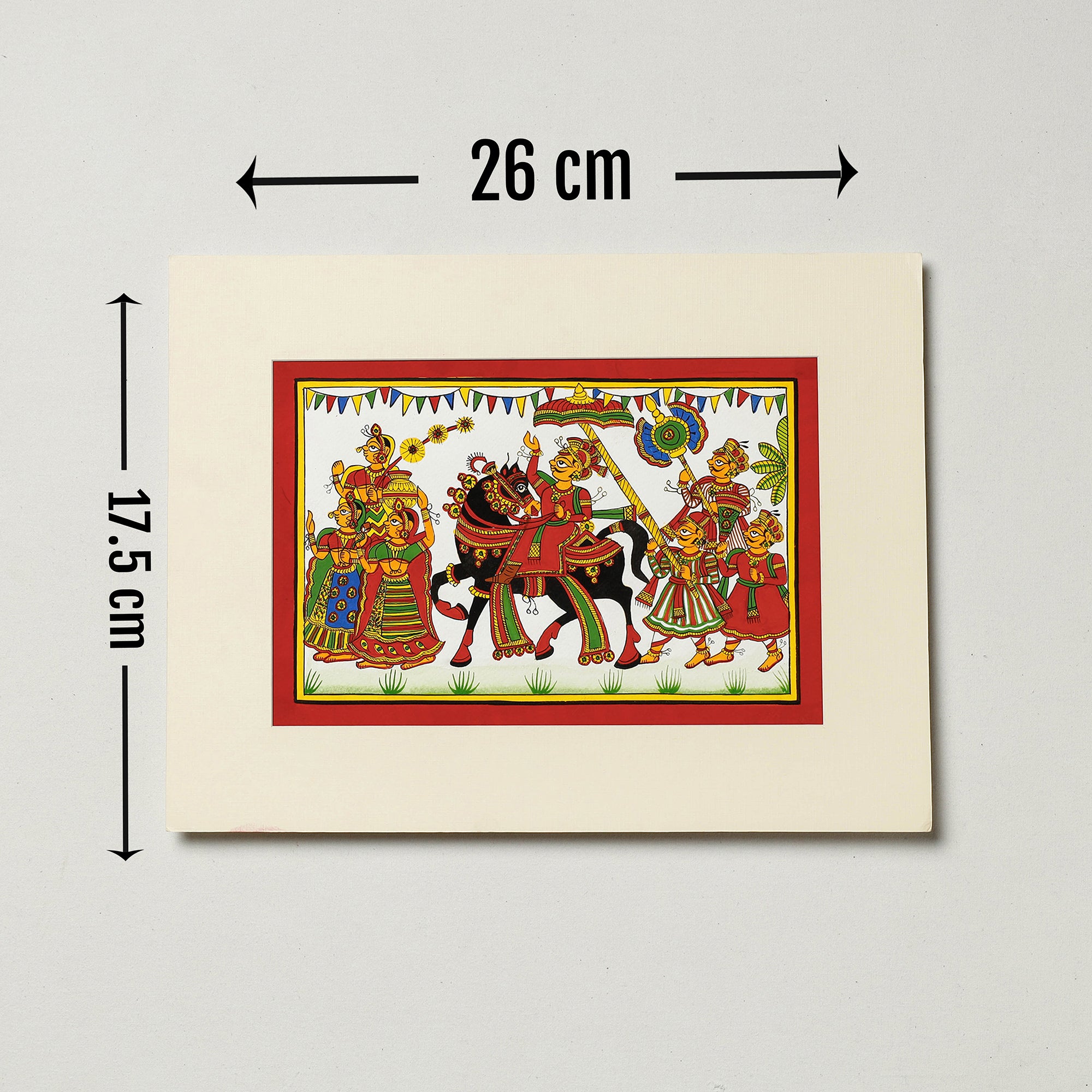 Traditional Phad Painting by Kalyan Joshi (7 x 10 in) iTokri आई.टोकरी