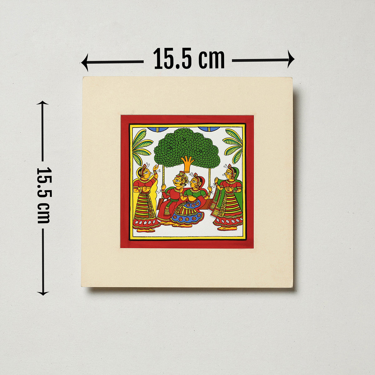 Traditional Phad Painting by Kalyan Joshi (6 x 6 in)