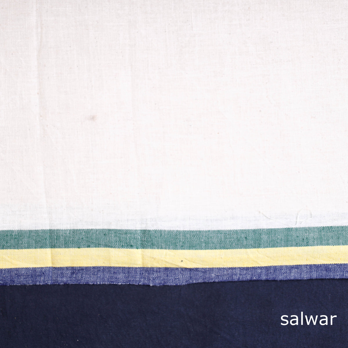 3pc Bhujodi Weaving Handwoven Kala Cotton Suit Material Set