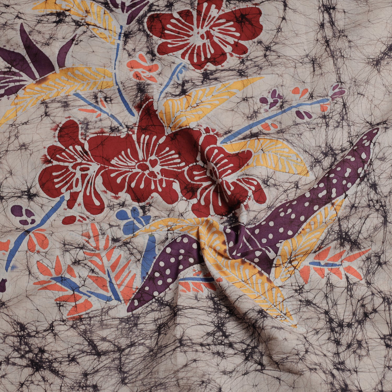 Hand Batik Prints Pure Cotton Kurti Material